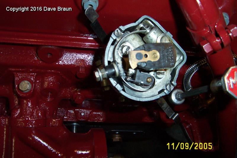 MGTD15470/Engine XPAG TD2 15613/Installation/rotor pointed at number one 2